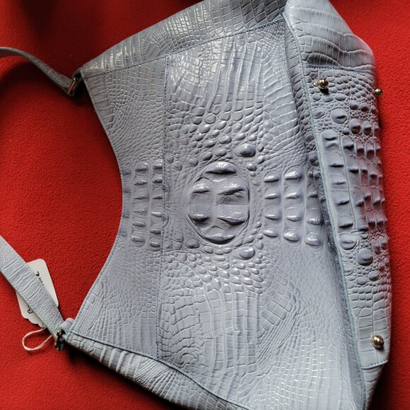 Brahmin Vada Hobo Periwinkle Melbourne Handbag - Like New - Picture 13 of 16